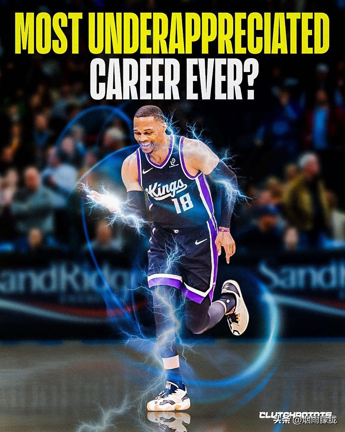 威少的职业生涯或许会成为我们见过的最被低估的职业生涯之一👀

美媒clutch