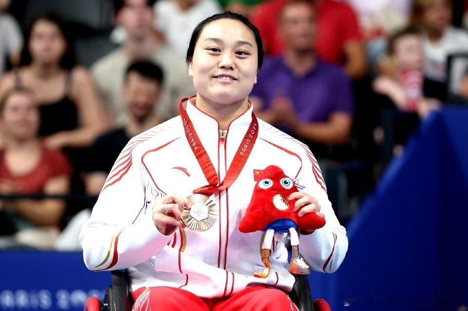 #2024年巴黎残奥会#游泳第五天 女子SB4级100米蛙泳，中国选手成姣1’5