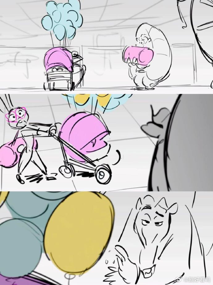 疯狂动物城2原设定有狐兔鼻尖糖官方懂粉！原设计藏鼻尖糖，亲昵自然不油腻，狐兔氛围