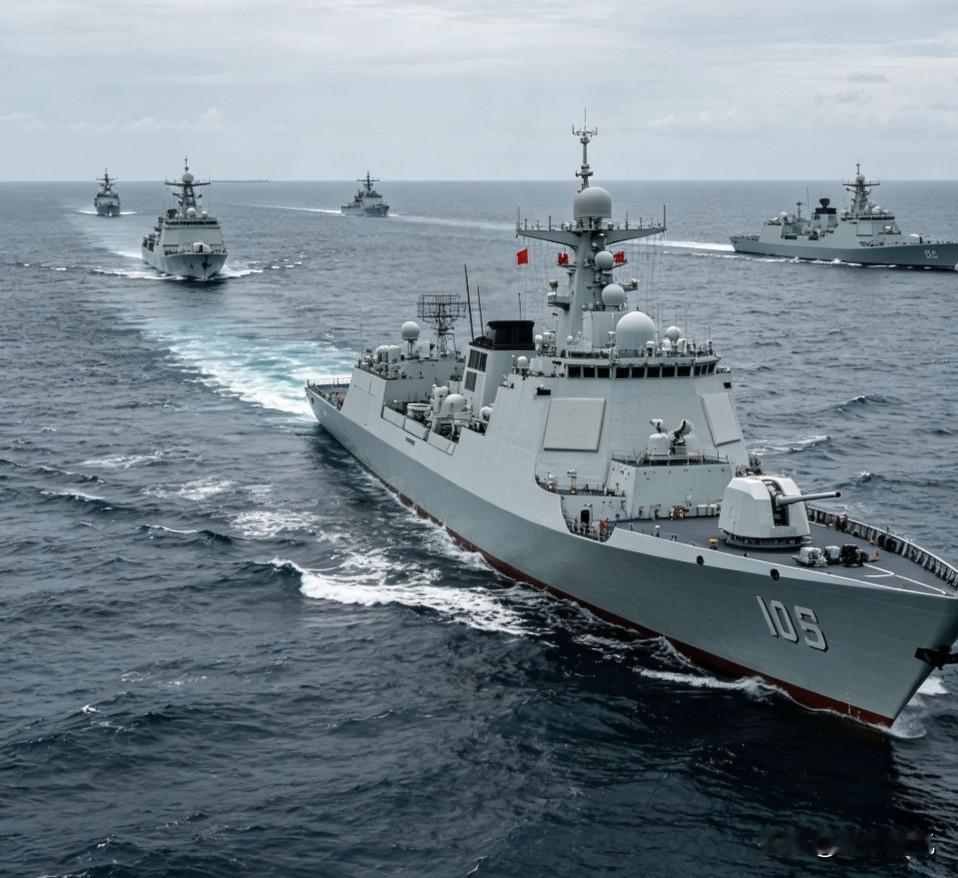 这下玩大了！055遵义舰行动震慑四方，直接对冲七国联合军演布局
 西太海域近期暗