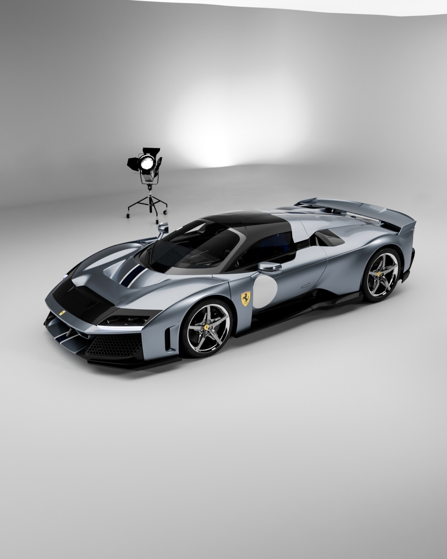 Ferrari F80 油漆：Grigio Titano 