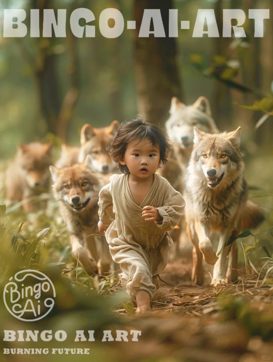 小孩儿哥与狼共舞🐺附爆款mj关键词