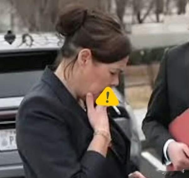 白宫门外，一根香烟，诉尽弱国心酸
 
华盛顿街头，气温低至零下2度，格陵兰岛女外