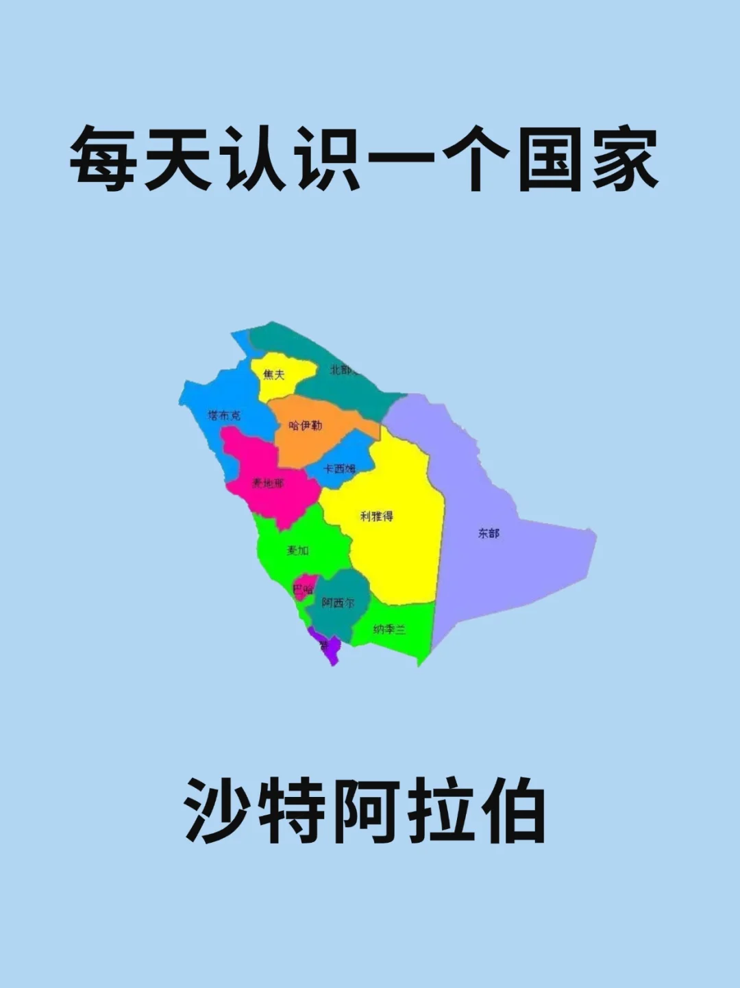 每天认识一个国家—沙特阿拉伯🇸🇦