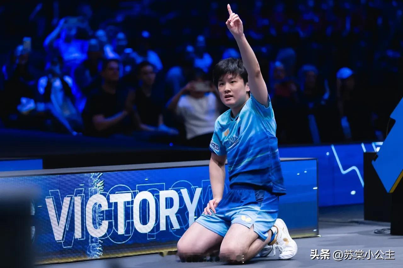 昨天张本智和4:3赢了松岛辉空下跪庆祝的时候，松岛辉空为什么头也不回的走了？
