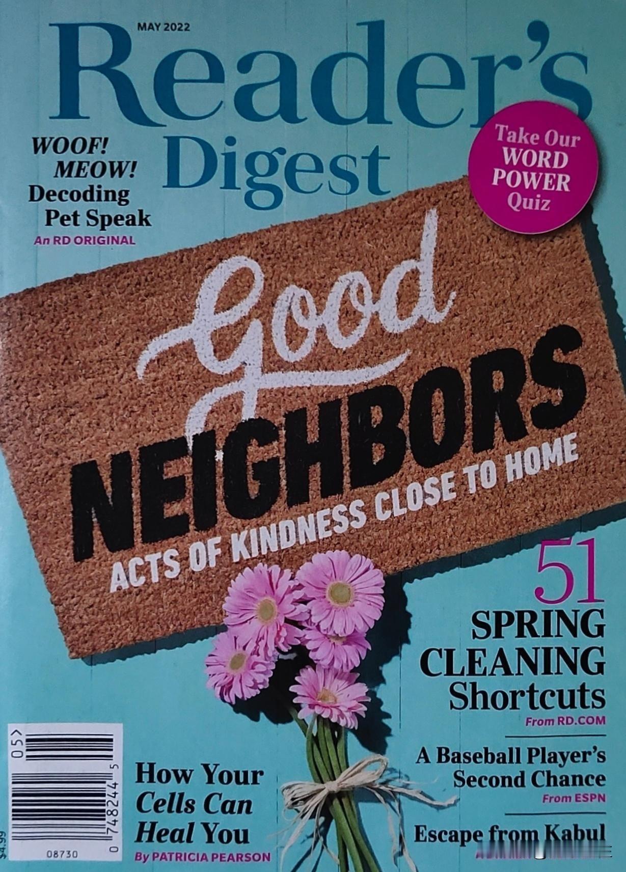 美国《读者文摘》（Reader's Digest）创刊于1922年2月，由德威特