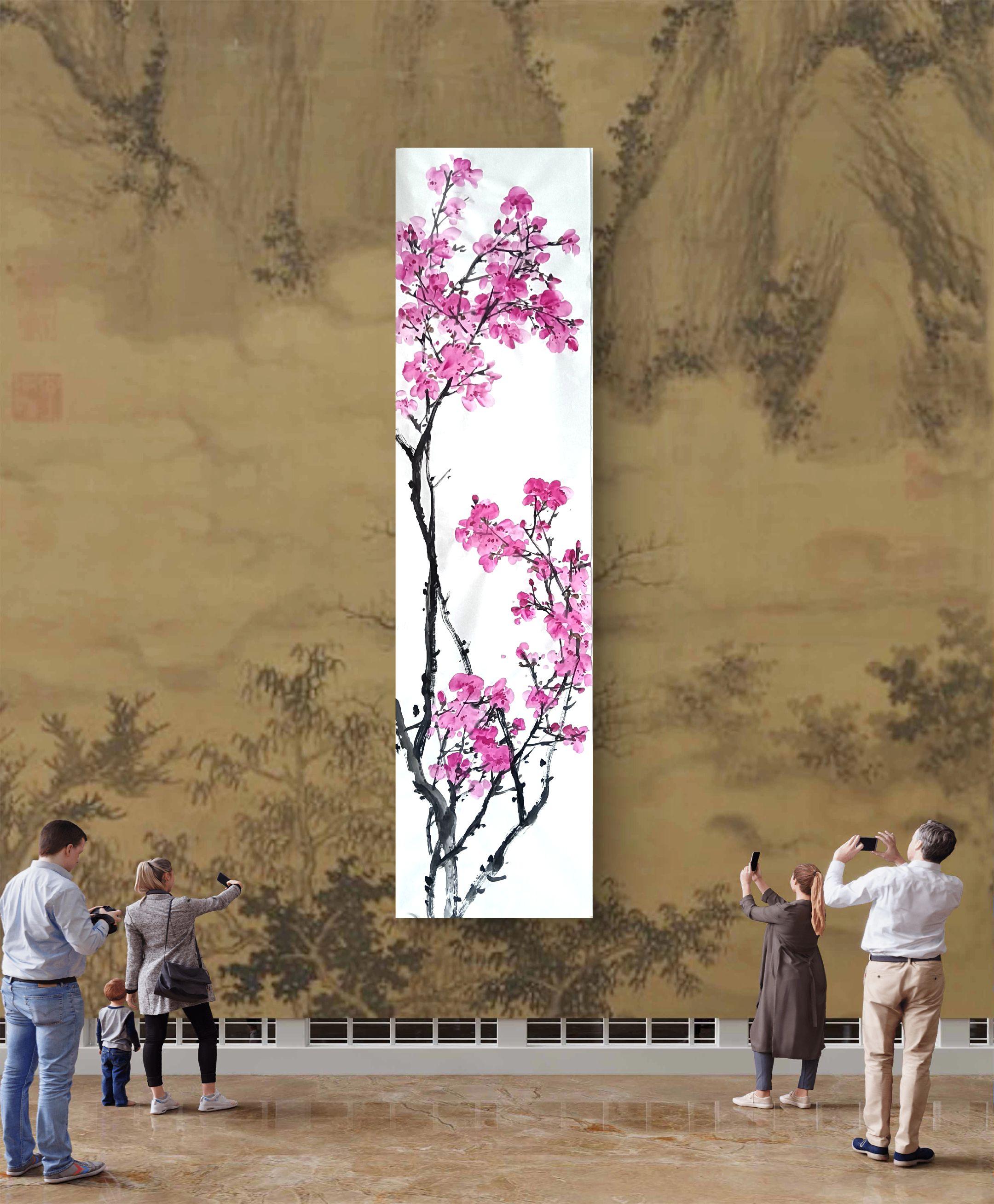 罗山写生映山红。人间四月，春染罗山。松风穿谷，新绿叠翠，满山的映山红次...