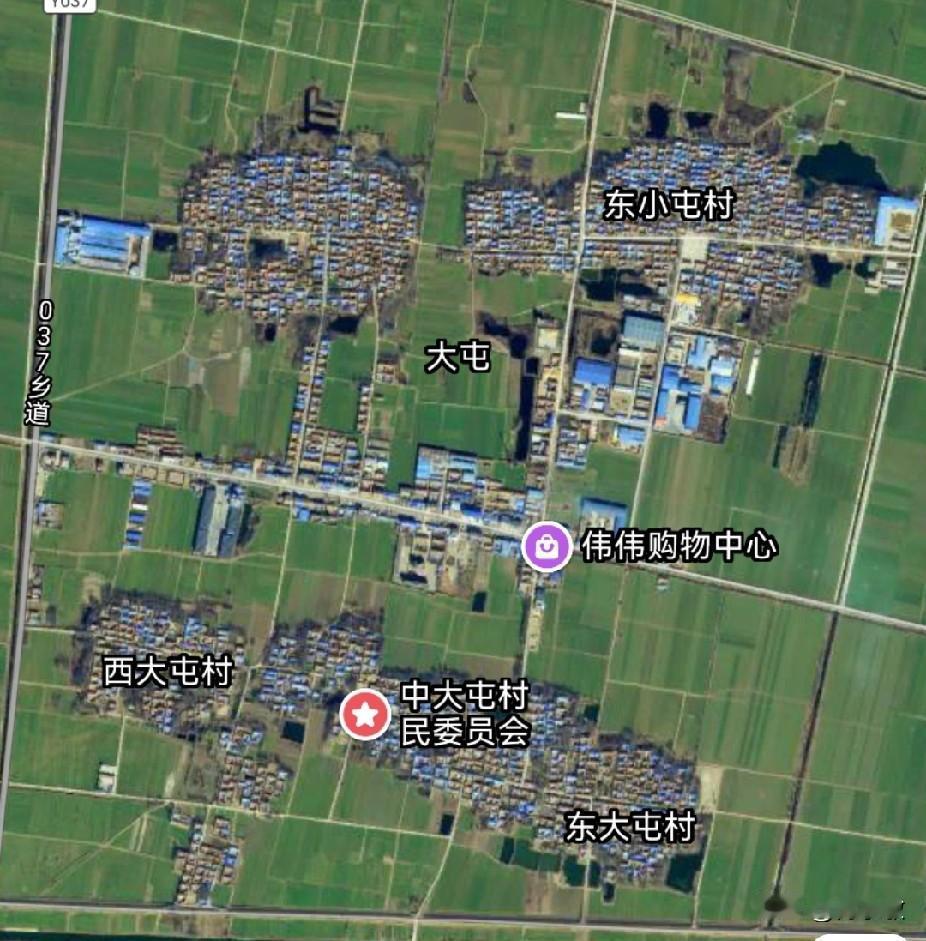京杭大运河东岸武城县，存在很多“对称村落”，境内大量东西、前后、大小、东中西三组