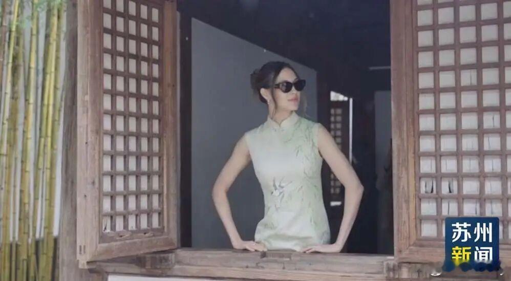 谷的luck[超话] 苏州新闻谷爱凌今天一早去苏博啦 ​​​