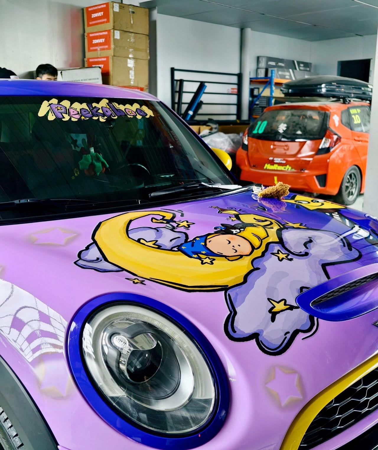 谁能拒绝星星人？MINI这款新皮肤难道不是戳心巴的存在？首先，感谢大美女的手绘设