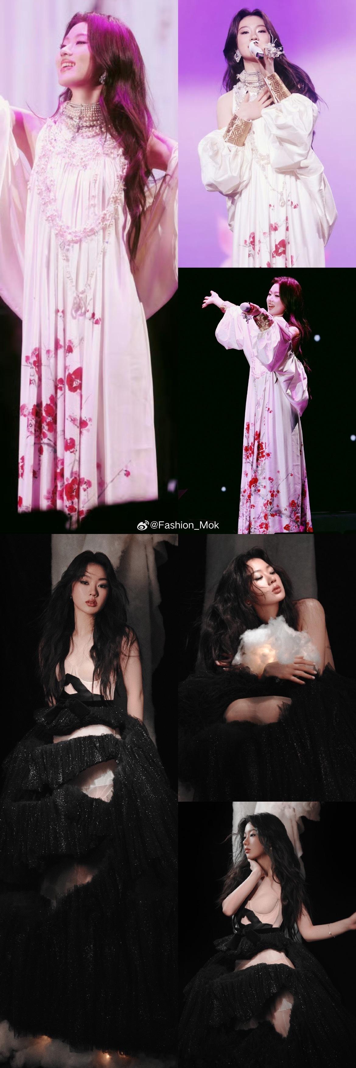 MOK_数读单依纯 2025年演绎了14个品牌的27套高定Imane Ayiss