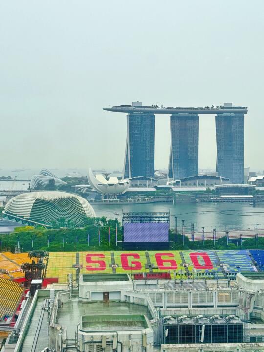 📍新加坡｜调整角度～准备迎接国庆预演烟花