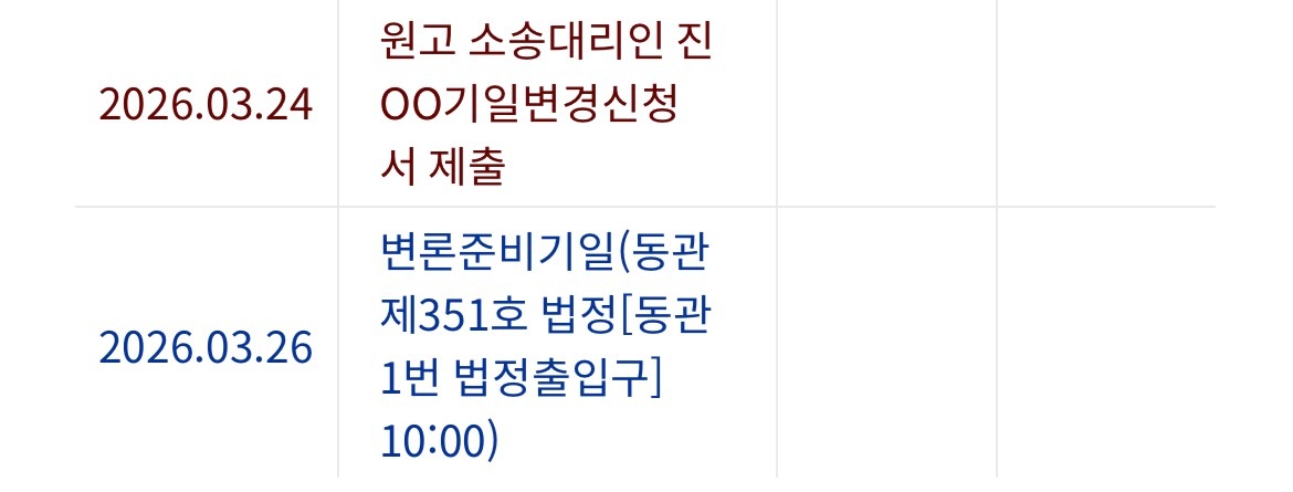 3.24 ADOR 的代表已提出申请，要求重新安排 ADOR 诉 Daniell