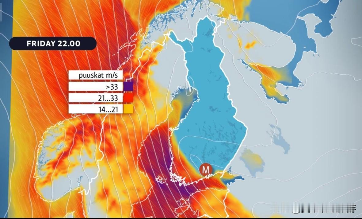 西班牙洪灾余波未平，芬兰首遭飓风级风暴侵袭，风雪交加交通中断
西班牙刚经历了一场