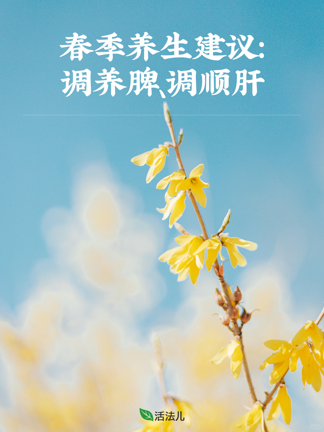 春季养生，这四个方面，照着做！