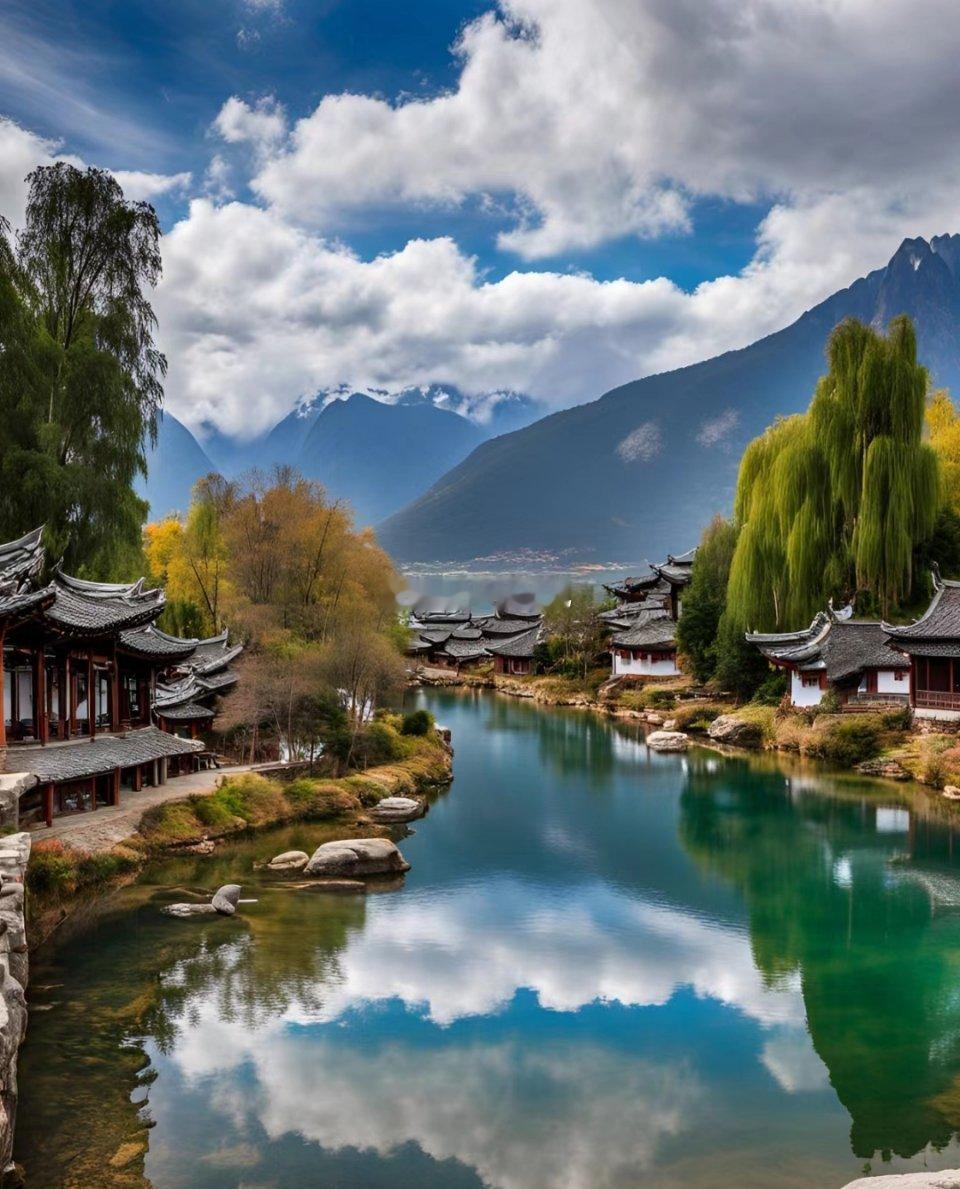 云南旅行国庆必去的 10 个地方。 1. 丽江古城。 2. 芒市。 3. 建水古