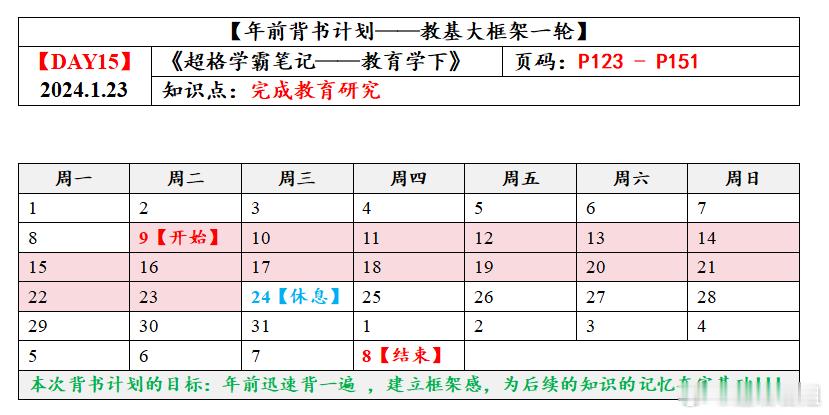 #山东超格年前背诵计划# 年前背诵计划第十五天任务已发布 [比耶] [打工人]教