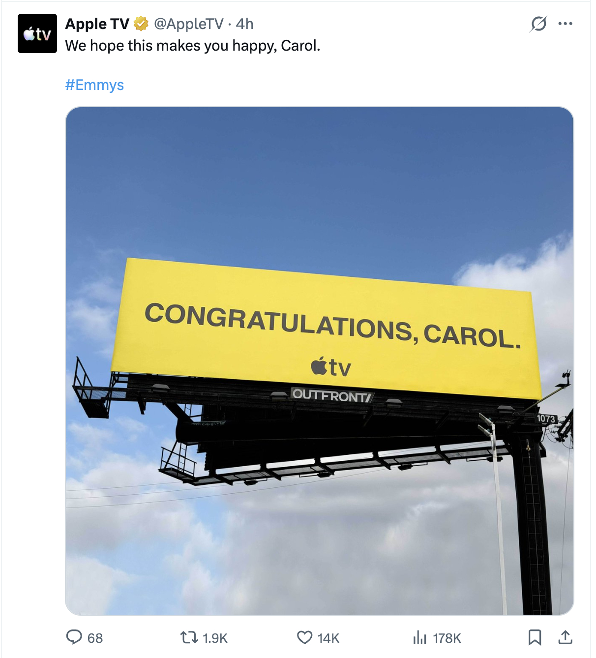 ☀️We hope this makes you happy, Carol.同乐