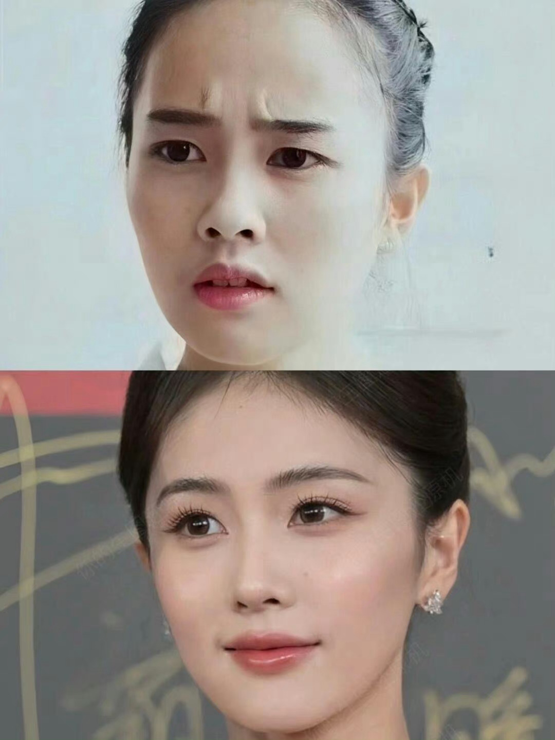 白鹿这颜值变化也挺大的呀，确实感觉不比赵露思变化小 ​​​