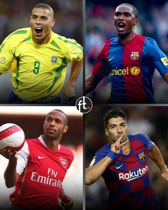 请将这些前锋按实力从强到弱的顺序排列。 