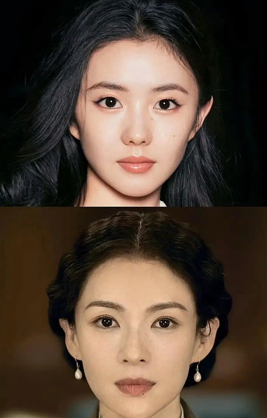 章子怡和刘浩存真的太像了吧？ ​​​