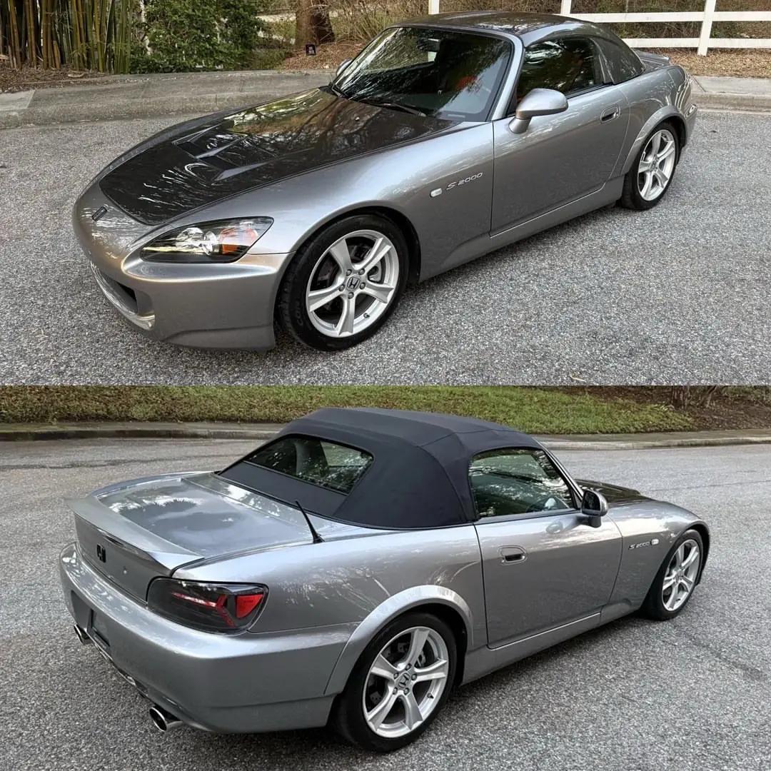 这台2008年的本田S2000，整车采用Chicane Silver Metal