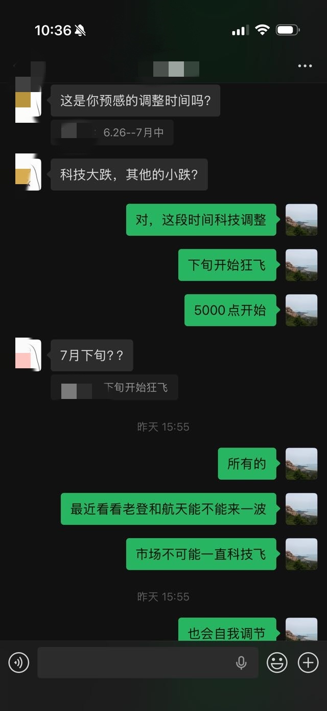 鬼故事来了把，昨天预判到了，6.26-7月中，科技剧烈震荡。看看航天能不能飞起来