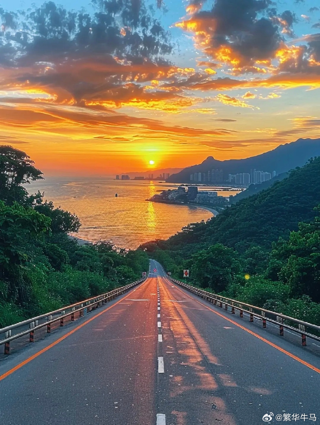 夏日傍晚，晚风轻拂，晚霞尤美，生活很匆忙，别错过落日和夕阳。实时号检测