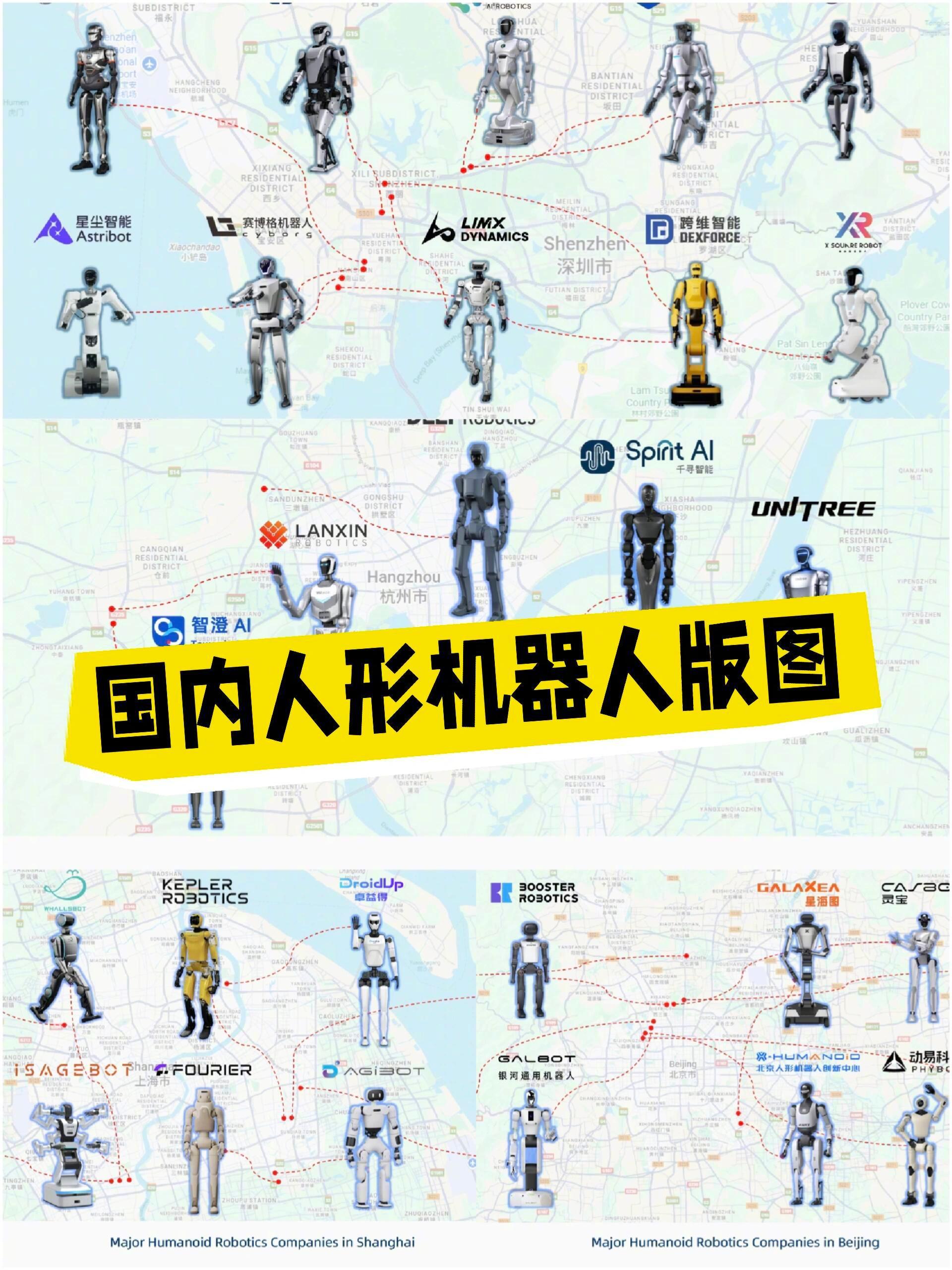国内人形机器人四大城战 