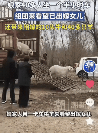 太有排面了！
       内蒙古这家人出嫁女儿，直接把疼爱和底气拉满，全网都羡