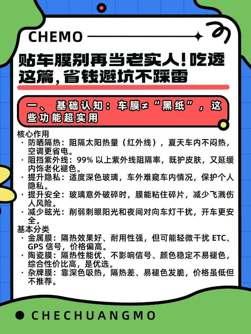 贴车膜别再当老实人！吃透这篇，省钱避坑不踩雷【来自懂车帝车友圈】