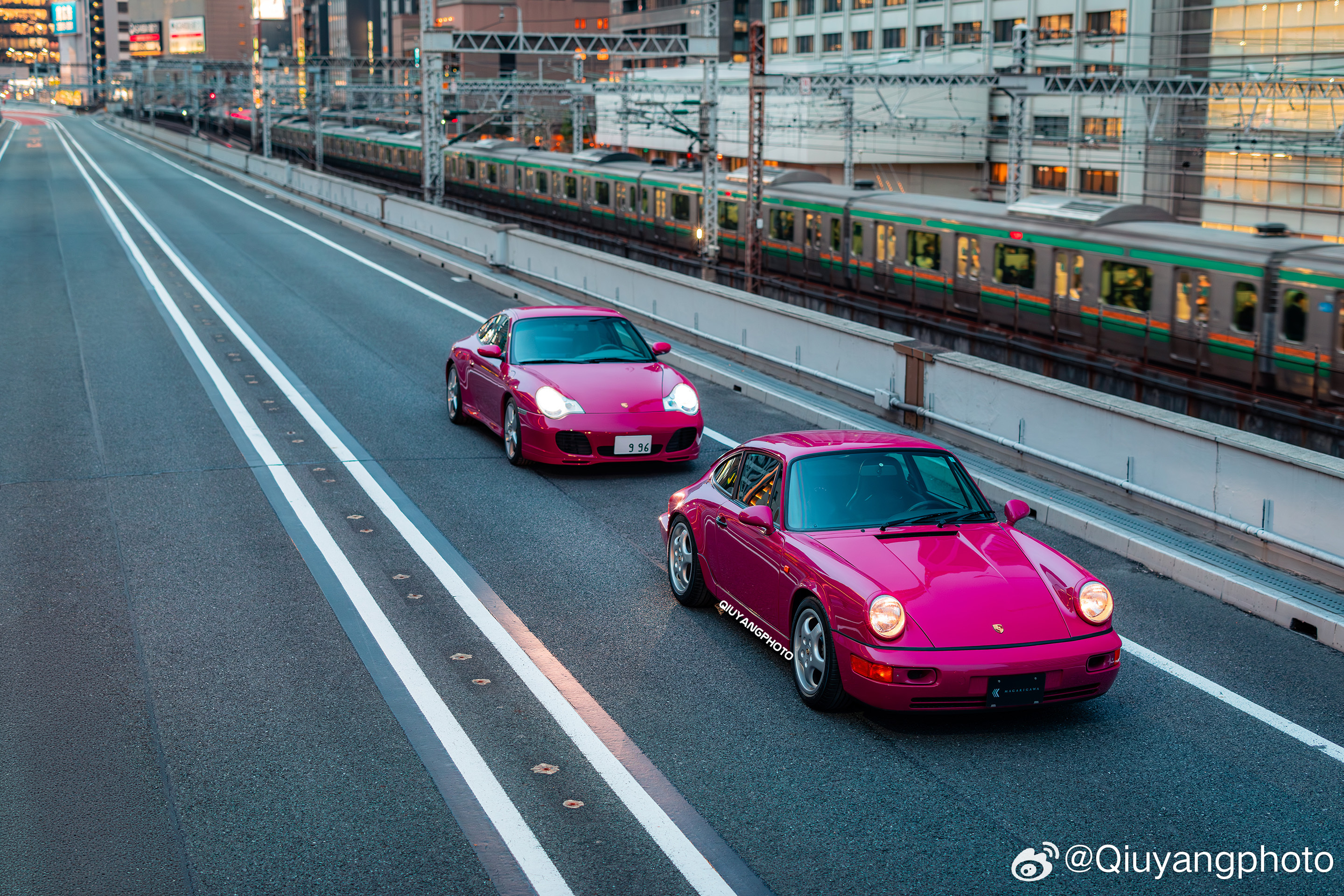 Ruby Star Porsche 964 RS & 996 cars01豪车拍