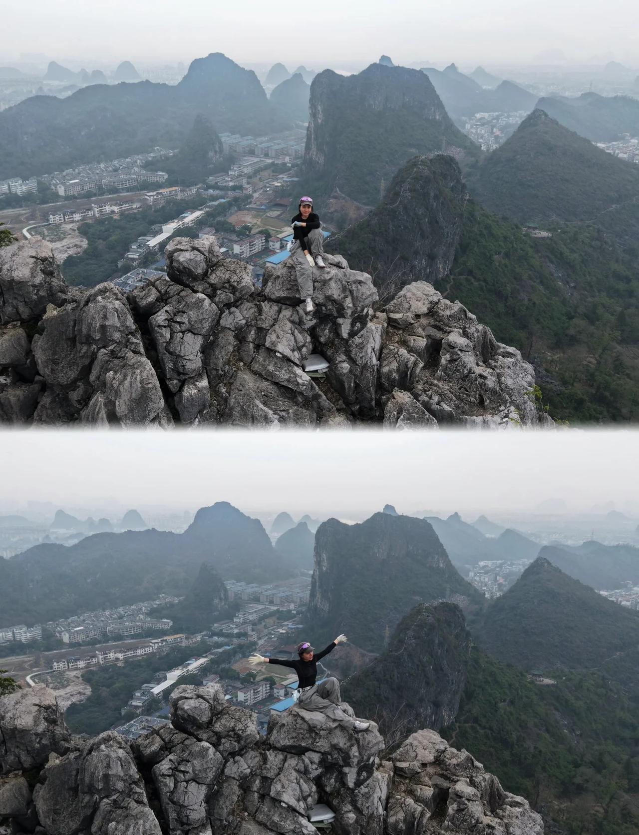 西山公园｜西峰野山好玩！
全程2.5公里，爬升300左右，抓力点足足的，适合喜欢