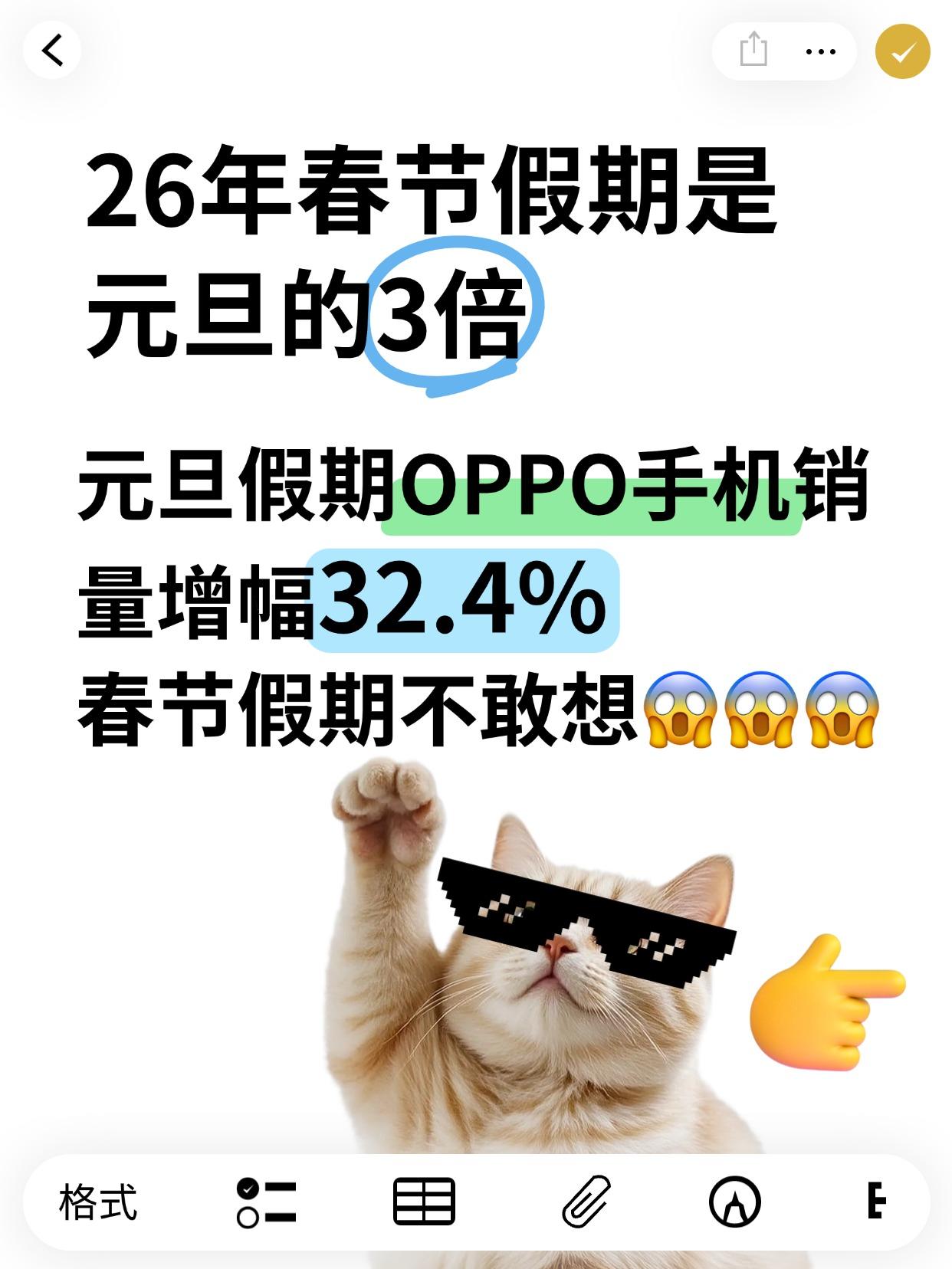 春节假期是元旦3倍，OPPO：好好好！！

日子瞬间有新盼头了！过完元旦就开始疯