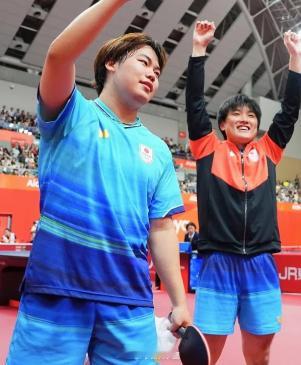 张本智和说和松岛辉空争世界第一 亚运男团决赛3-2击败中国后，张本智和放话：“我
