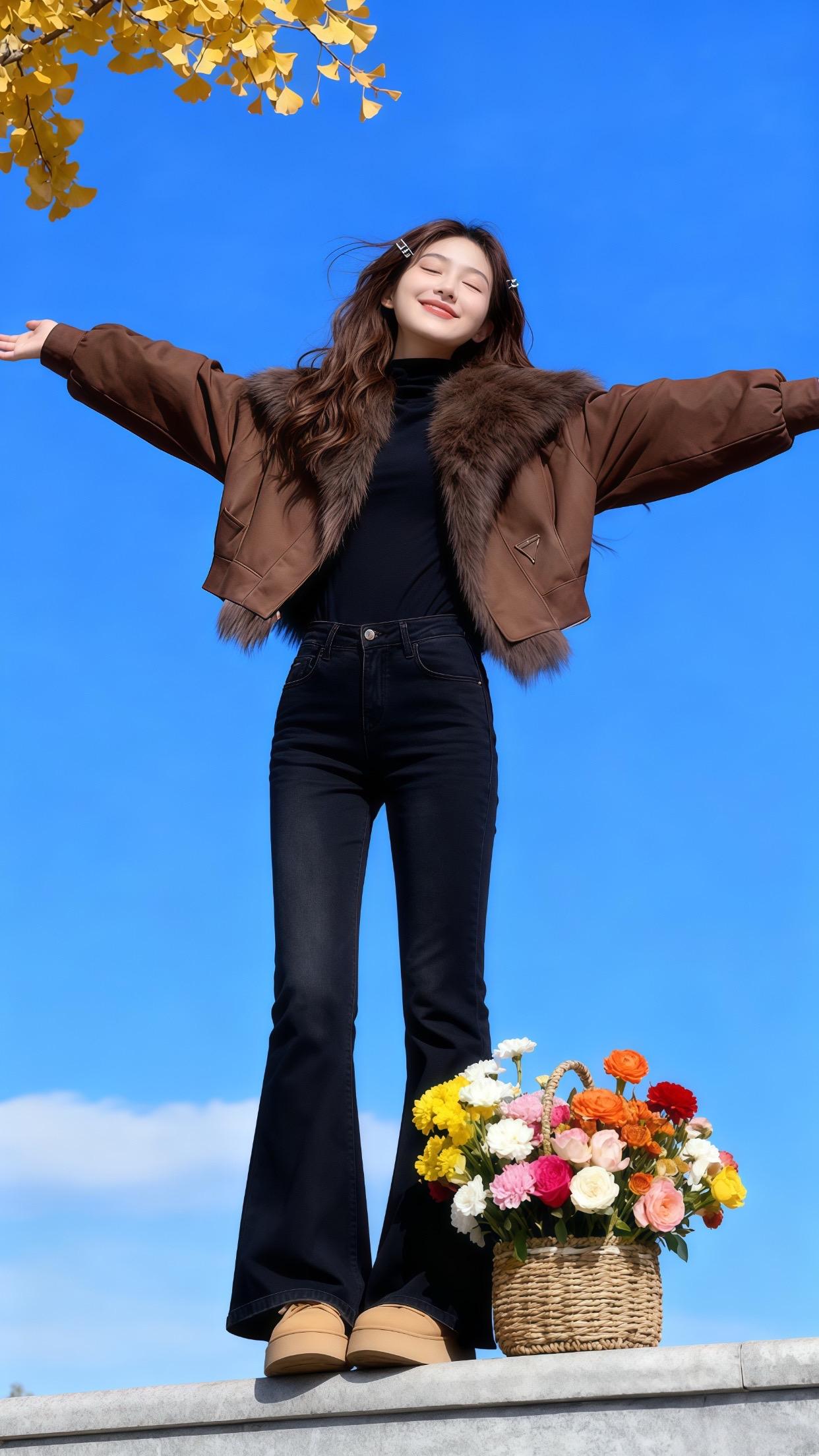 暖系穿搭和冬天绝配 原来我是冬日穿搭小天才 气质范 冬季最潮女装搭配 ...