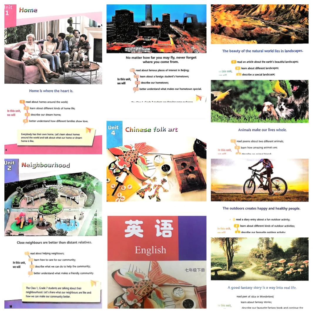 新译林版七年级下册英语高清电子版来啦