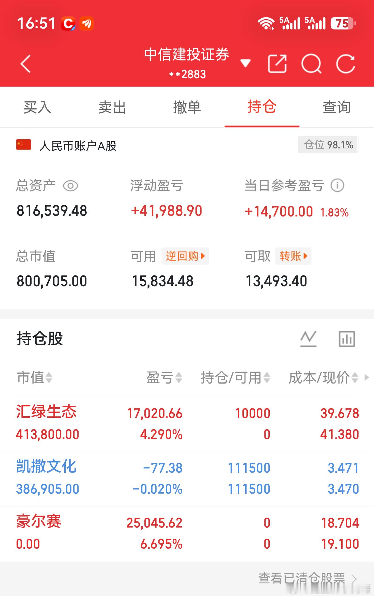 《50W实盘，不到上亿不封贴》更新贴今日股市