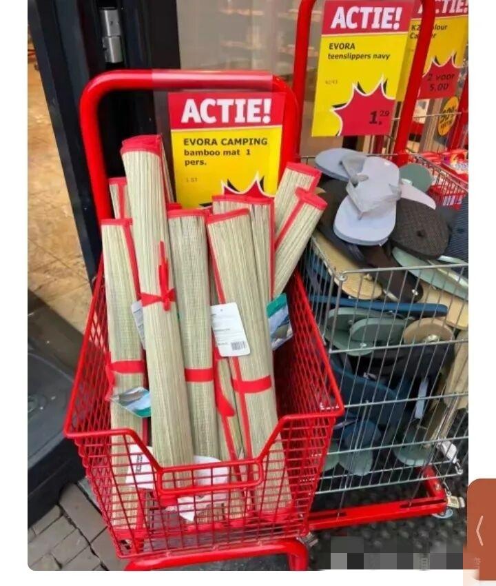 想不到，中国产凉席在欧洲畅销起来了，又成了欧洲人的降温神器。

由于凉席不需要安