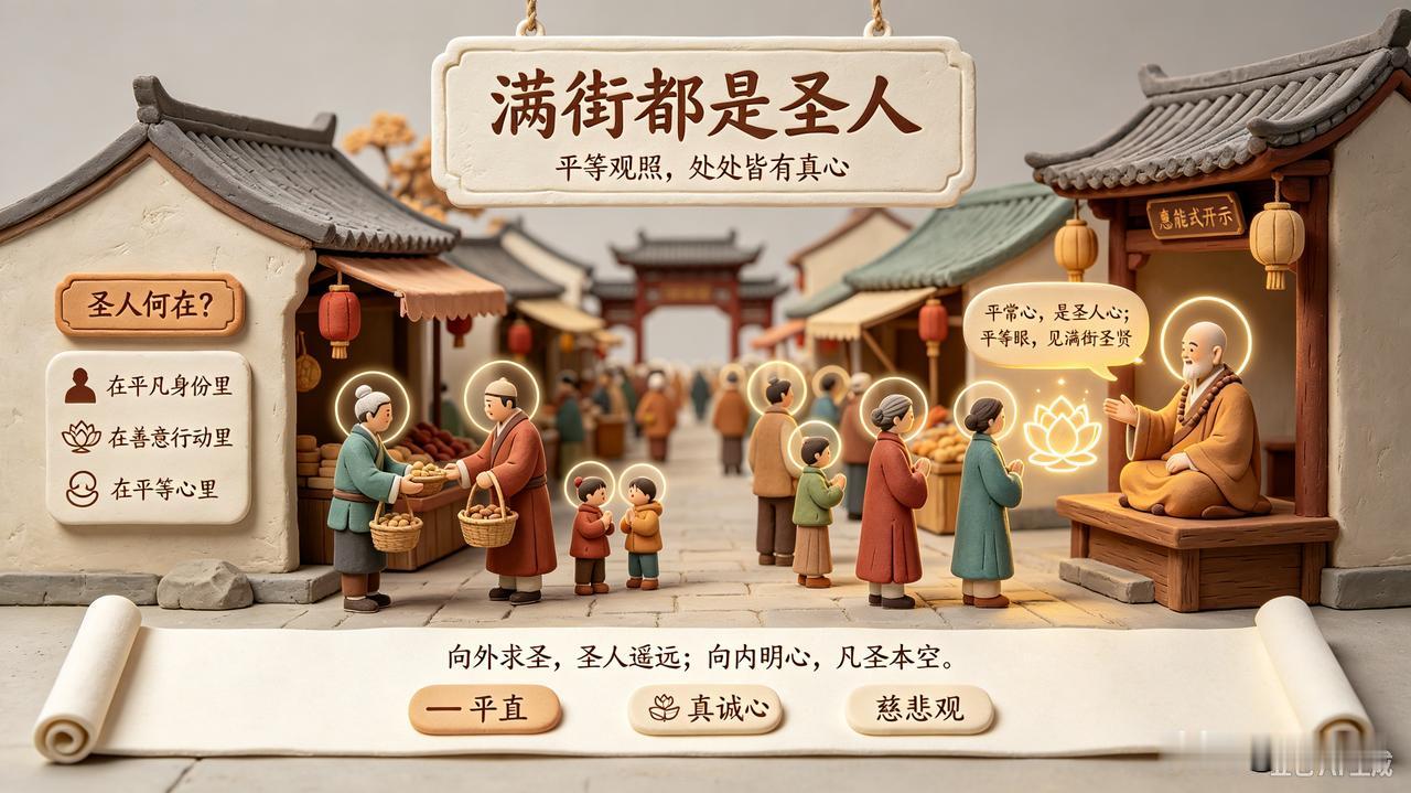 从“满街都是圣人”谈起

《传习录》记载了这样一件事。

一日，王汝止出游归。先