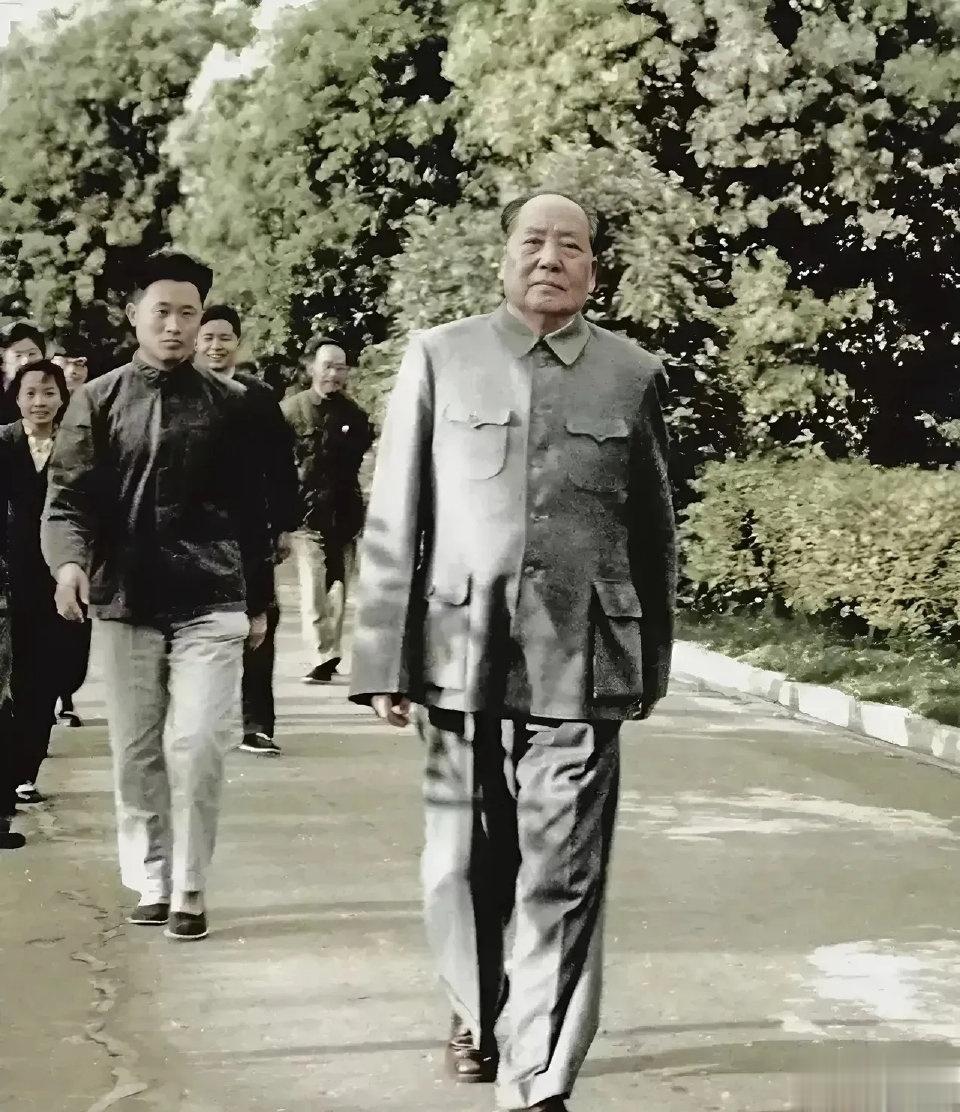 毛主席的老照片，1965年 ​​​
