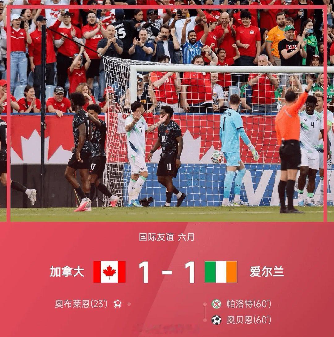 06月06日讯 国际友谊赛，加拿大迎战爱尔兰。上半场，布坎南远射被扑出，米勒兜射