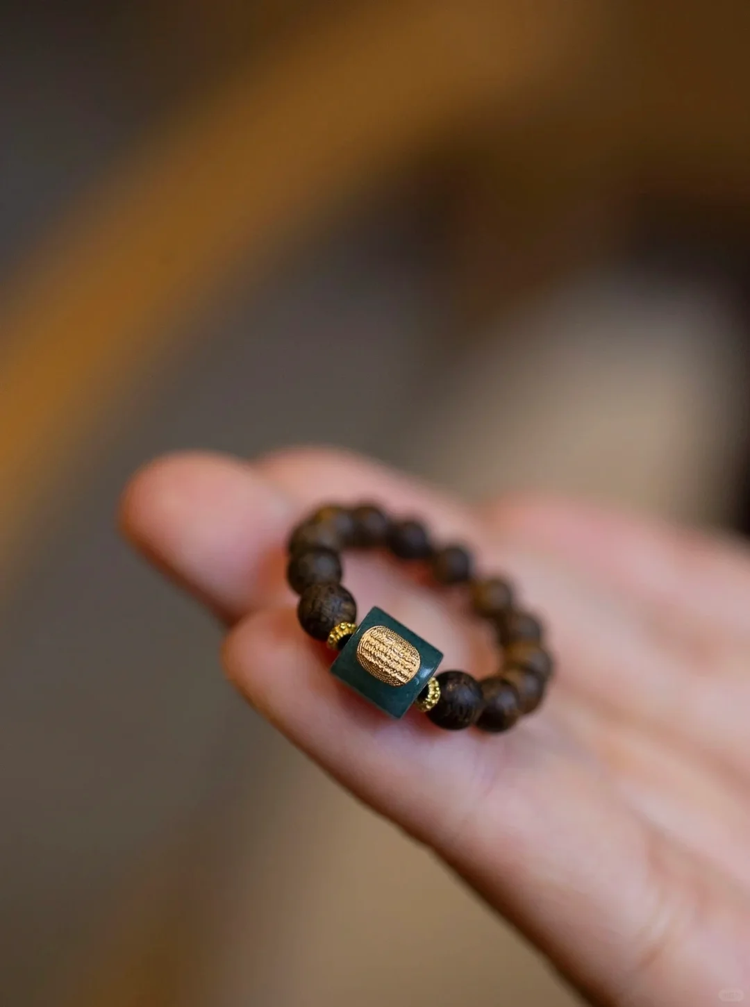 把好运戴手上，准没错❗️五条经文沉香戒指