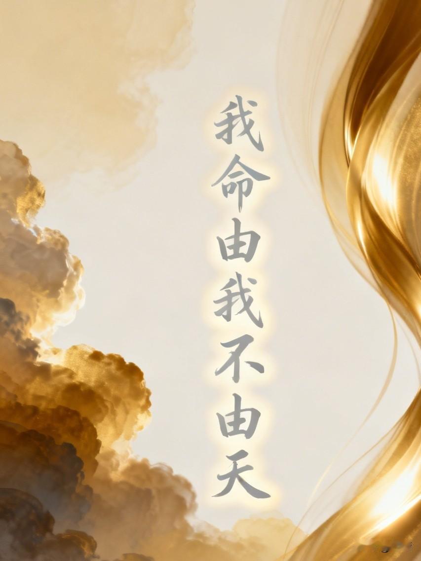 “人的命运天注定”，这说法我可不太认同。好多人工作不顺就说命不好，感情散了就说没