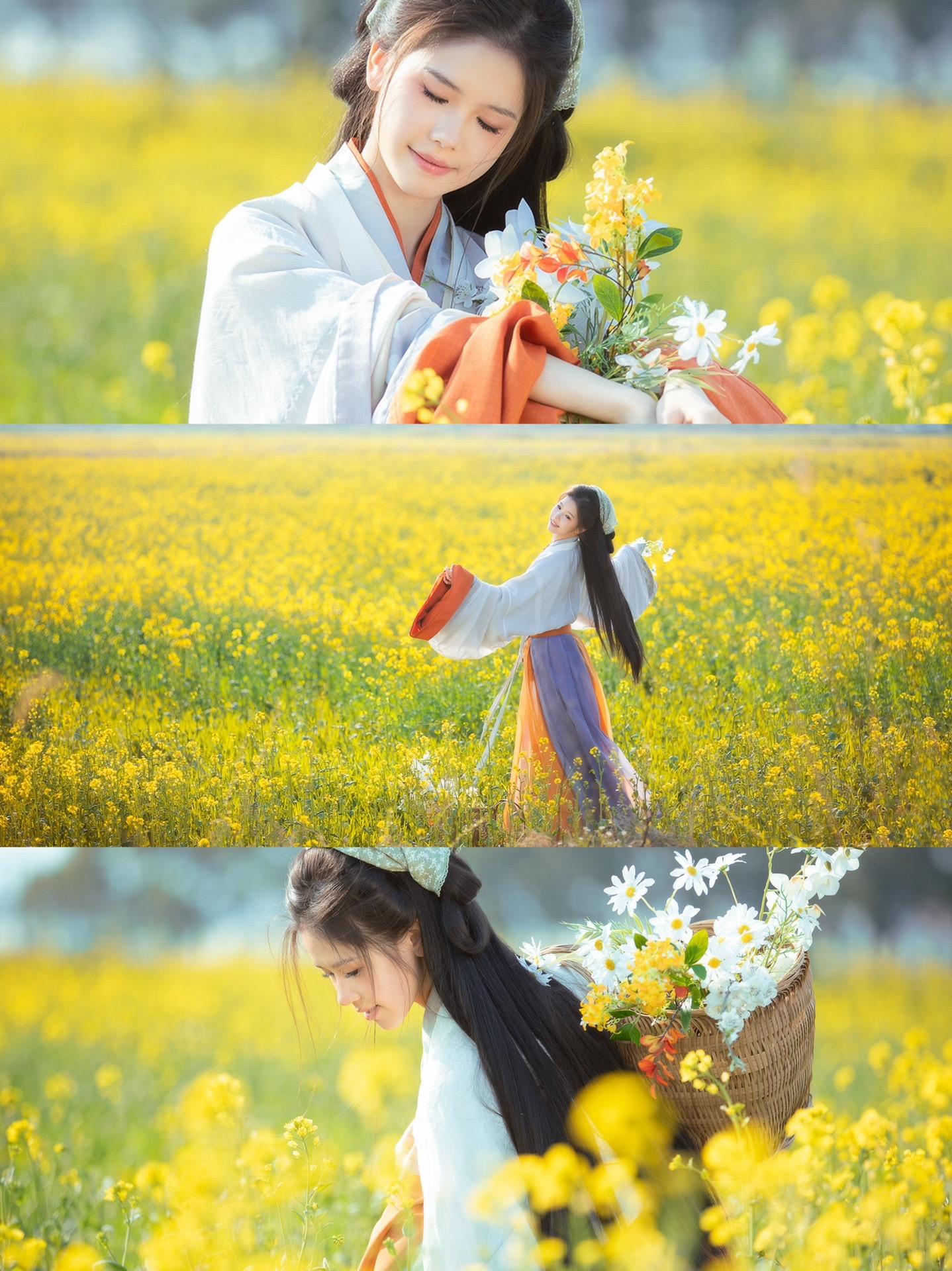 “趁春光明媚 奔向开满油菜花的春天”
