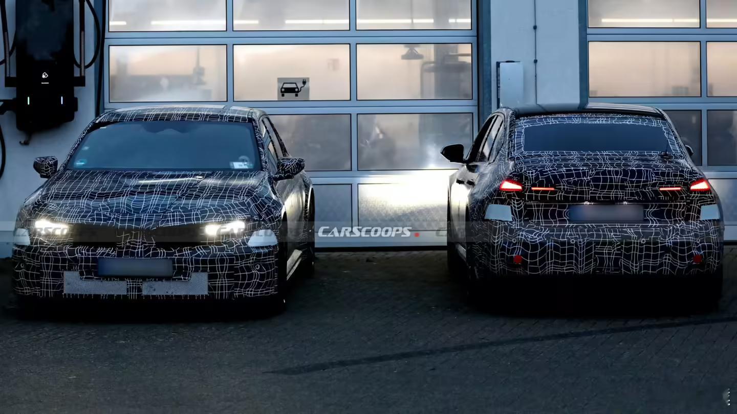 宝马下一代3系、i3路试谍照曝光！宝马i3宝马3系