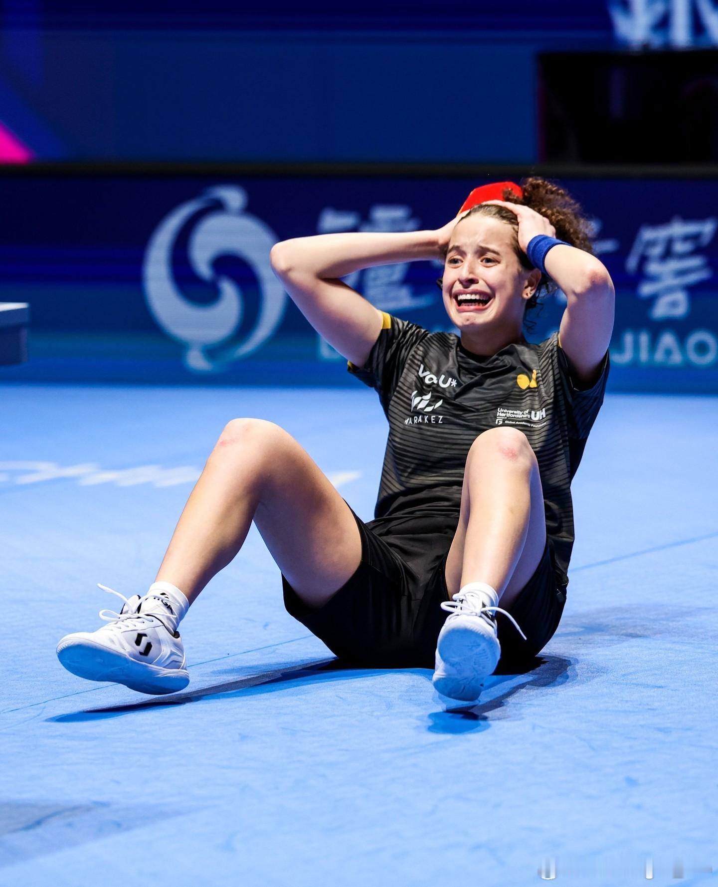 国际乒联：历史。情感。值得铭记的时刻。🌟⁠⁠汉娜·高达成为首位闯入 ITTF 