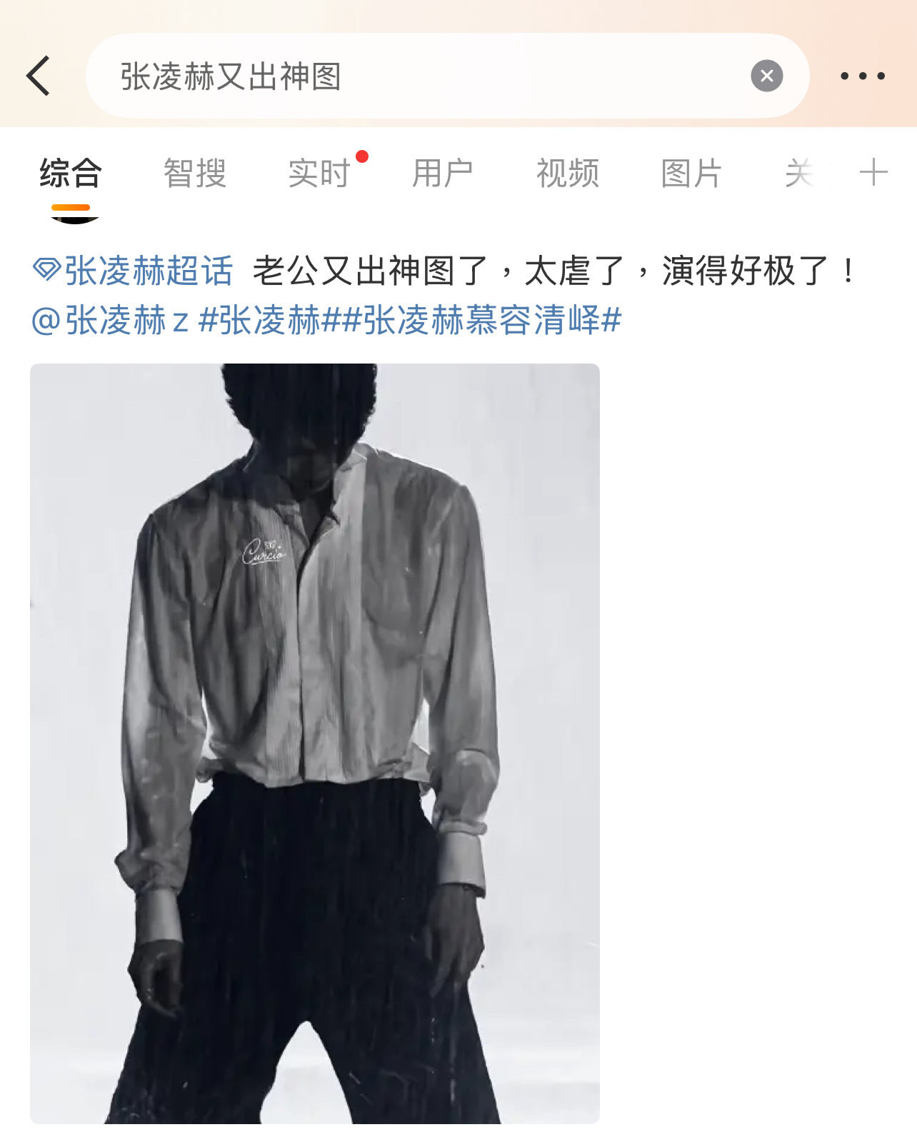 张凌赫粉丝眼里的神图，什么水平？[思考][思考][思考]张凌赫又出神图 ​​​