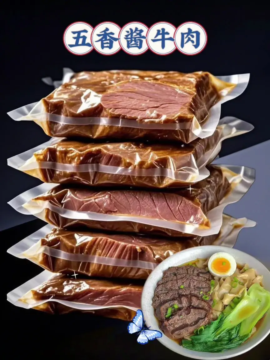 这款内蒙古五香酱牛肉真的是好吃又划算，精选优质牛腿肉，切割均匀，独特的...