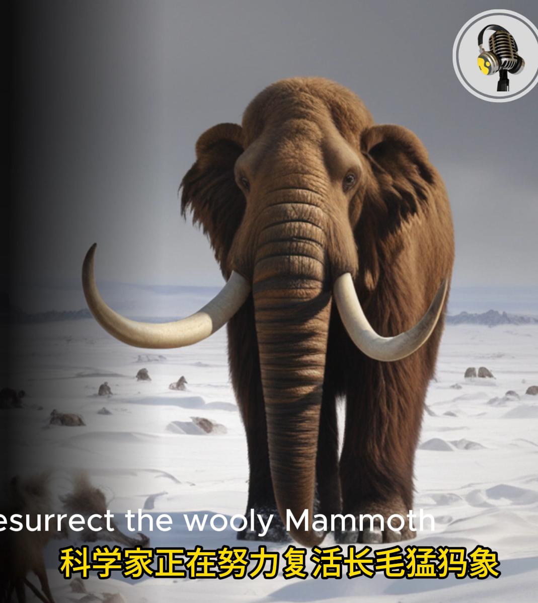 2028年，猛犸象将被复活。
　　Colossal Biosciences公司将